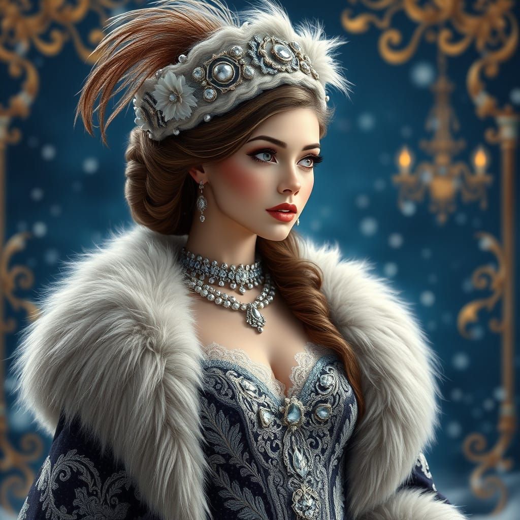 French Christmas Fantasy in Luxurious Detail