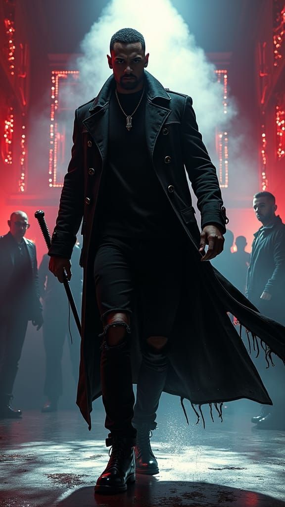 Brian McKnight: Samurai Singer in Graphic Novel Style