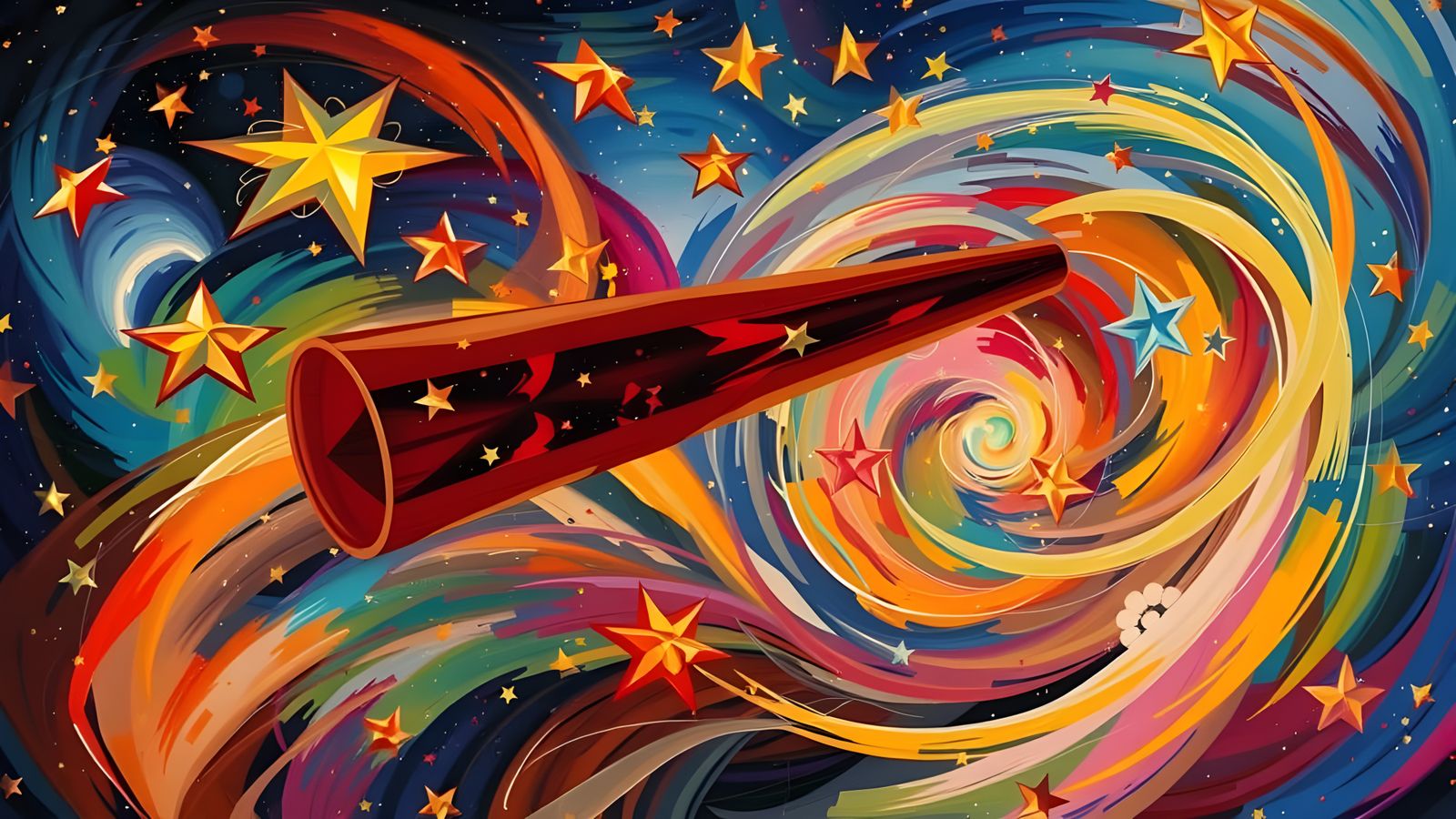 Cosmic Dreamscape of Interconnected Stars