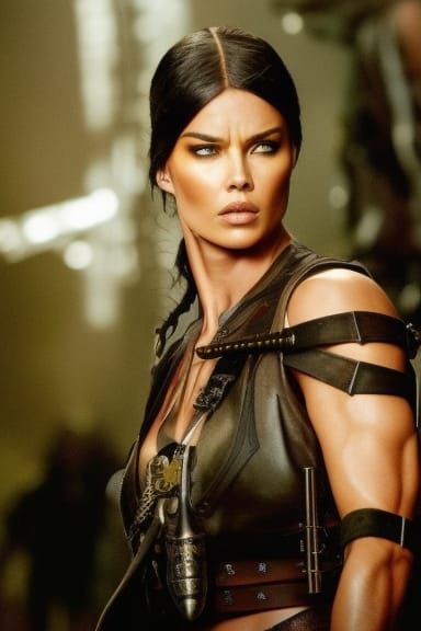 Adriana Lima as Furiosa: Mad Max Concept Art