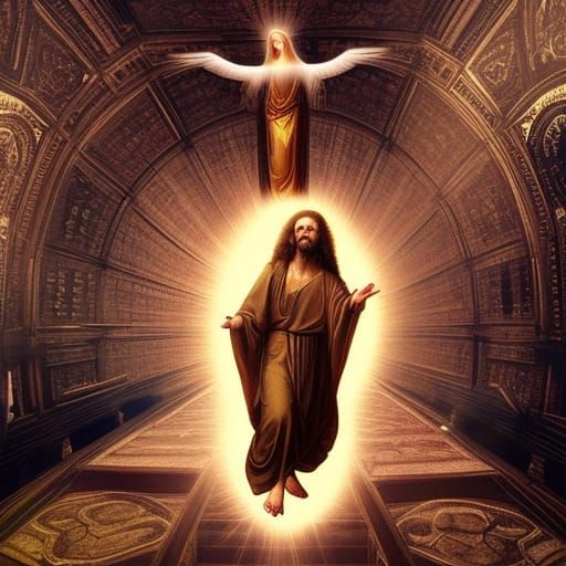 Holy Spirit Descending: Epic Digital Matte Painting