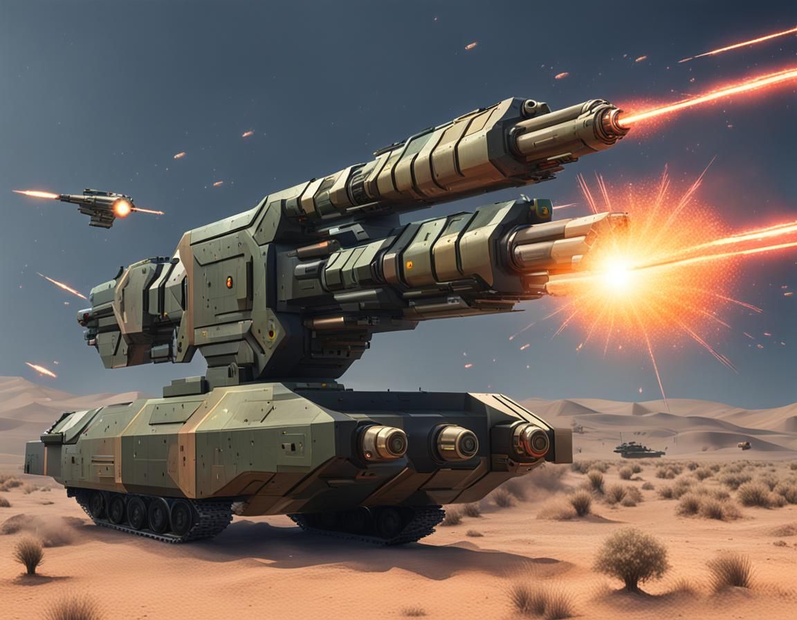 Futuristic Railgun SPG