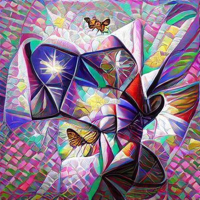 Colorful Butterfly with Intricate Wing Patterns