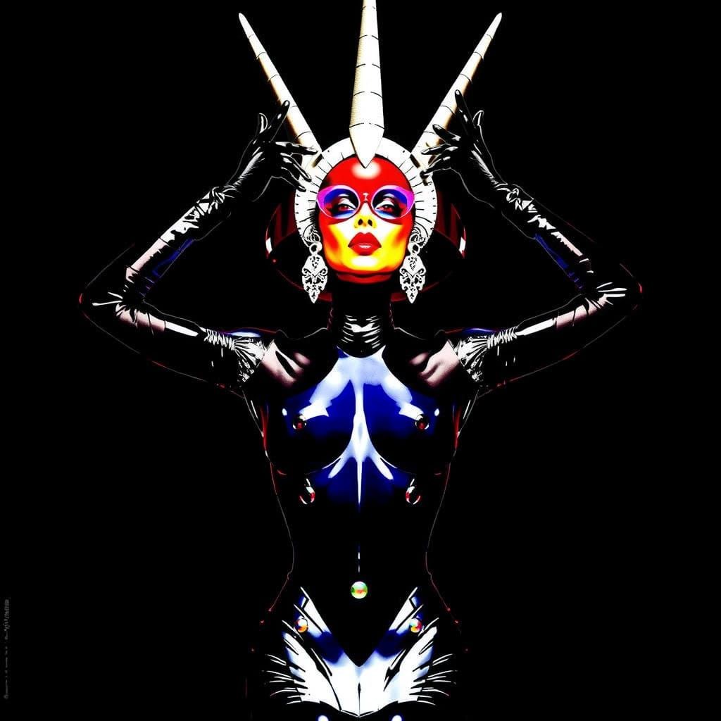 A Vibrant Portrait of Elegance