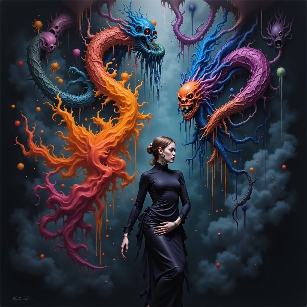 Surreal Dreamscape in Discordant Harmony