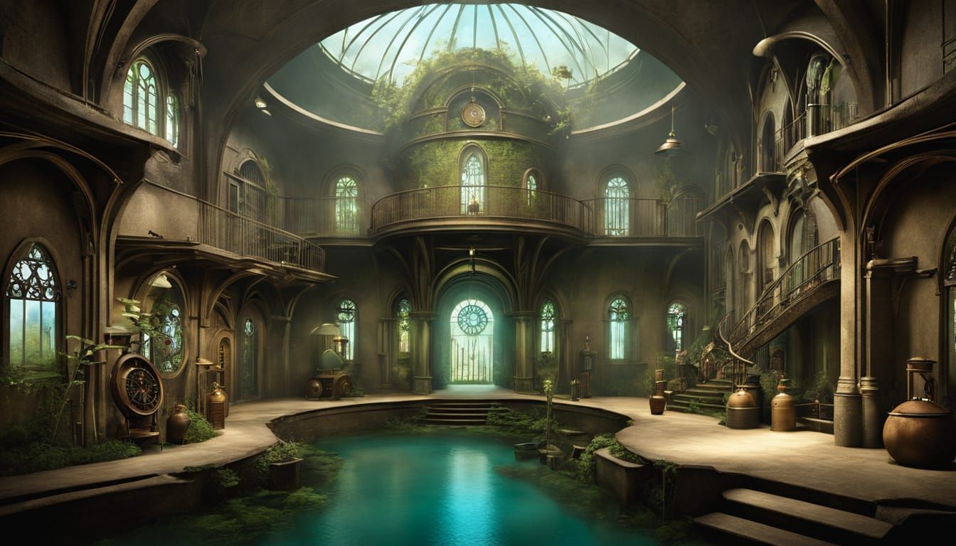 Cryptid Faeriecore Steampunk Dolls in Healing Group