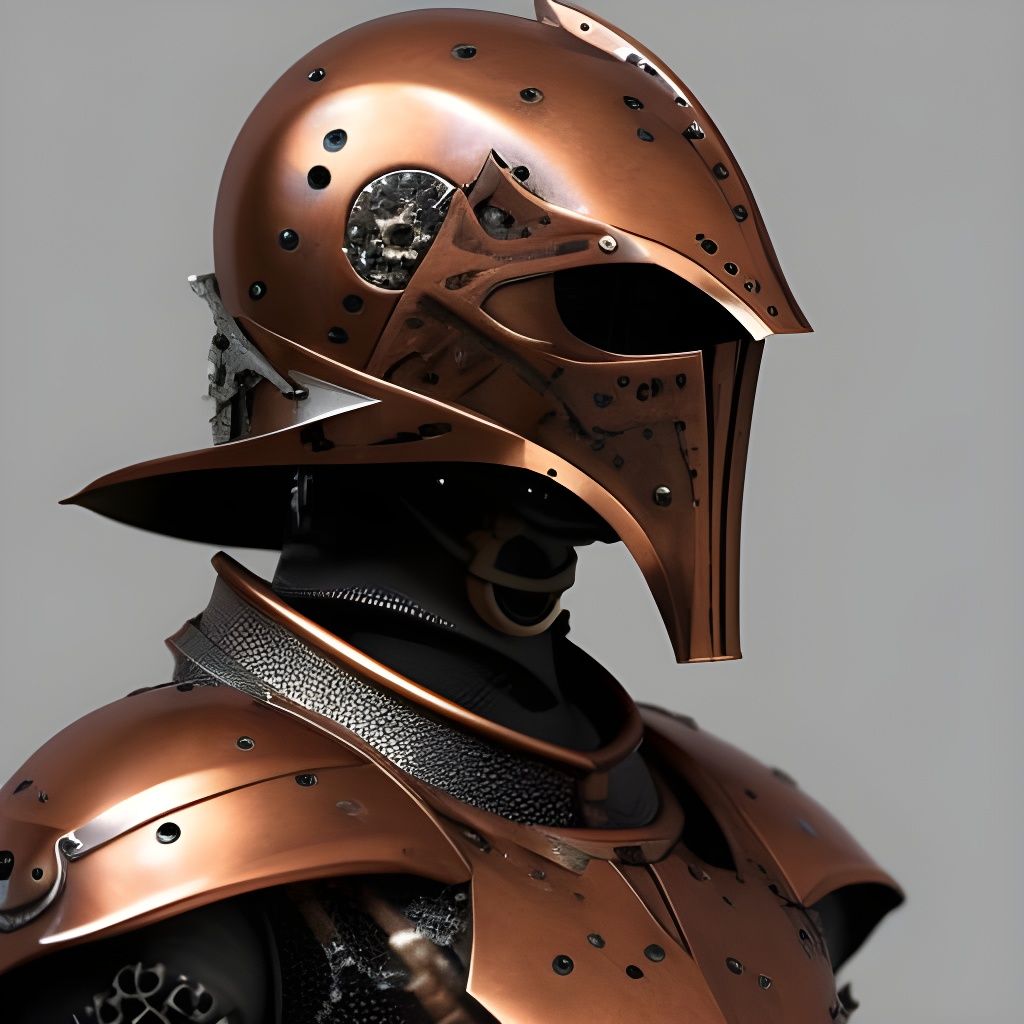 Undead Knight in Oxidized Copper Armor