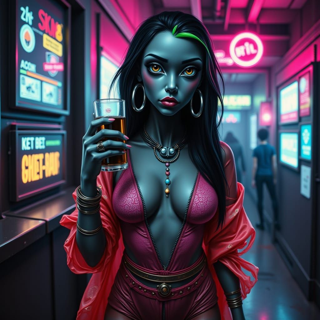 <lora:MK EyeZ:1.0> A hyper-realistic cyberpunk