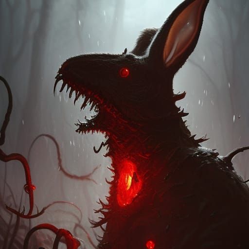 Eldritch Were-Rabbit Horror in Carrot Field