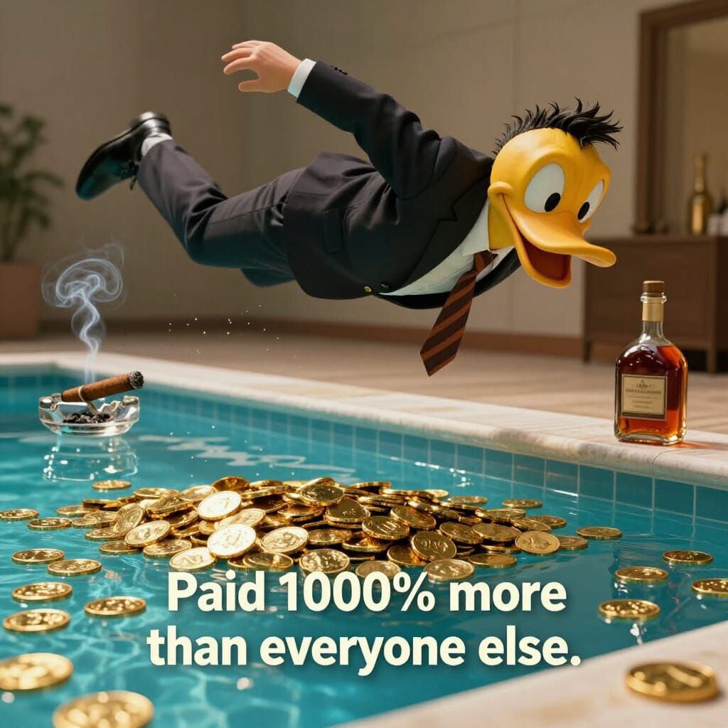 CEO Dives into Pool of Gold Coins