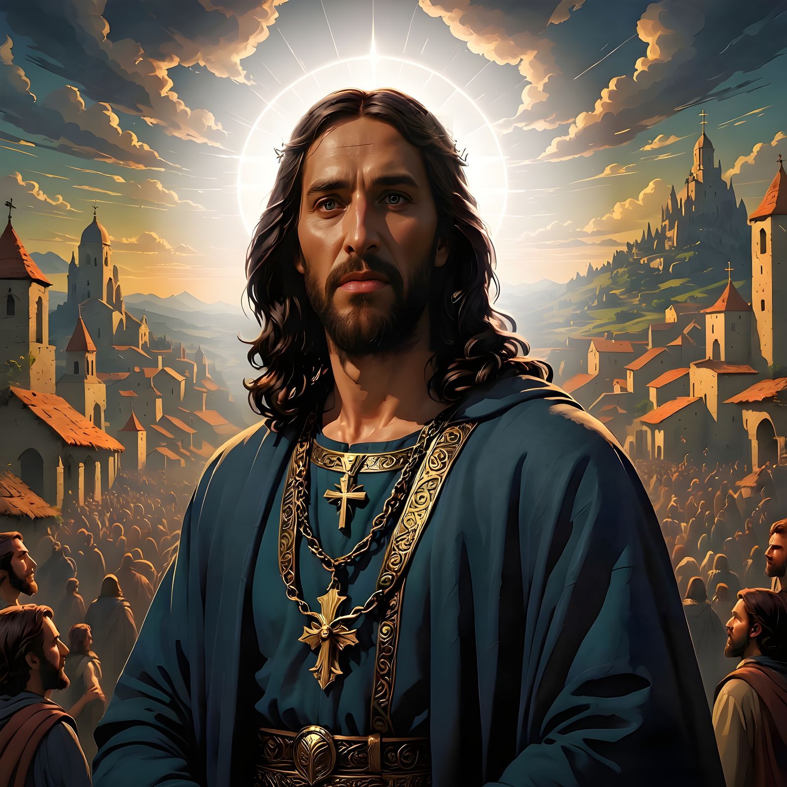 Epic Digital Painting: Jesus Christ, The Son of God