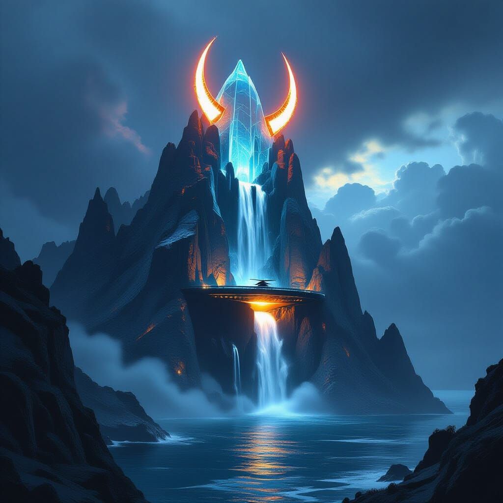 Jagged Glass Mountain Hideout with Devil Horn Peak