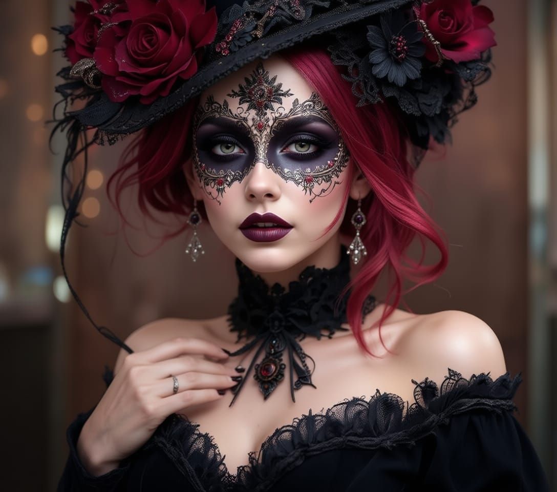 AI Generated Image of a Charming Lady