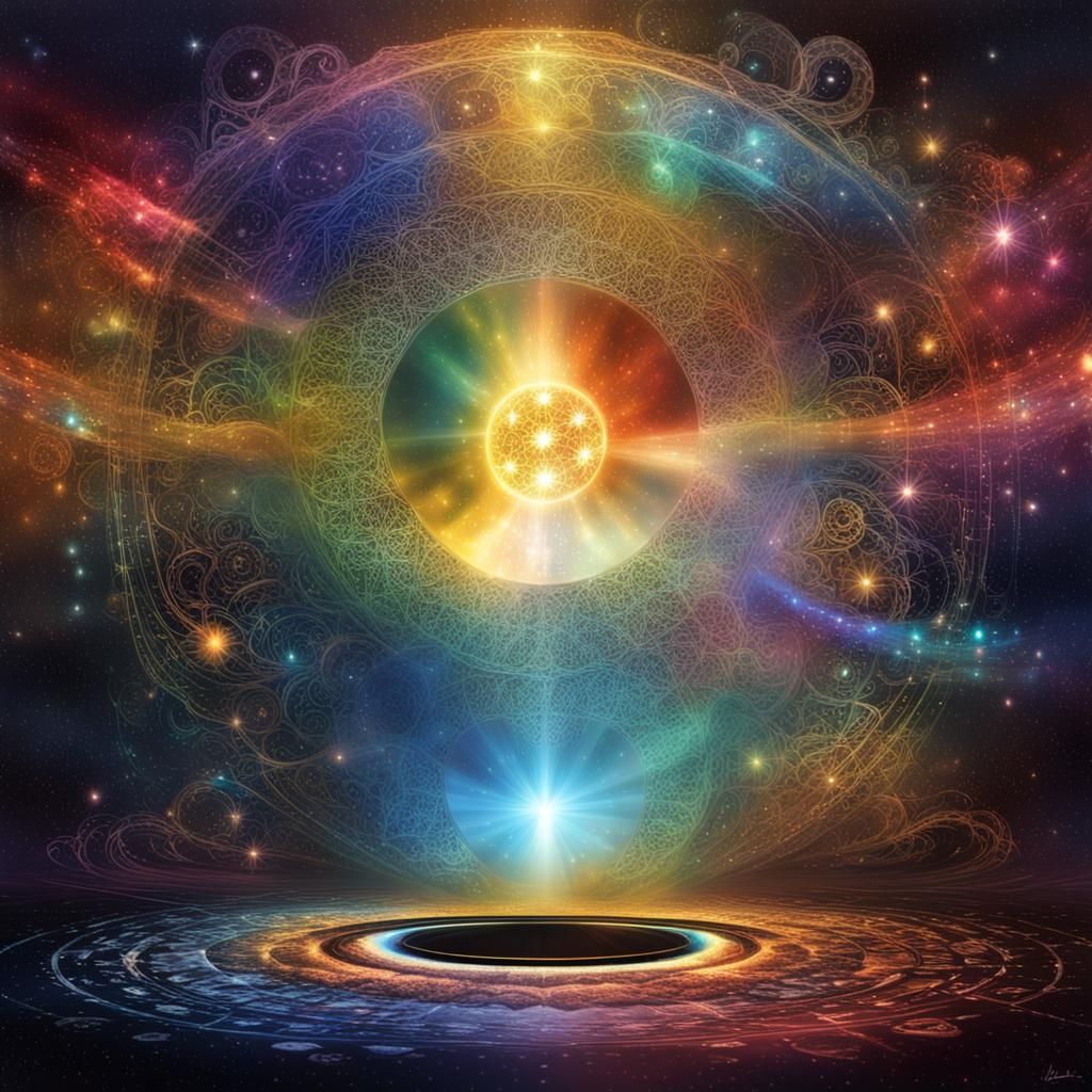 Cosmic Creation: Sensual Air and Celestial Spirit