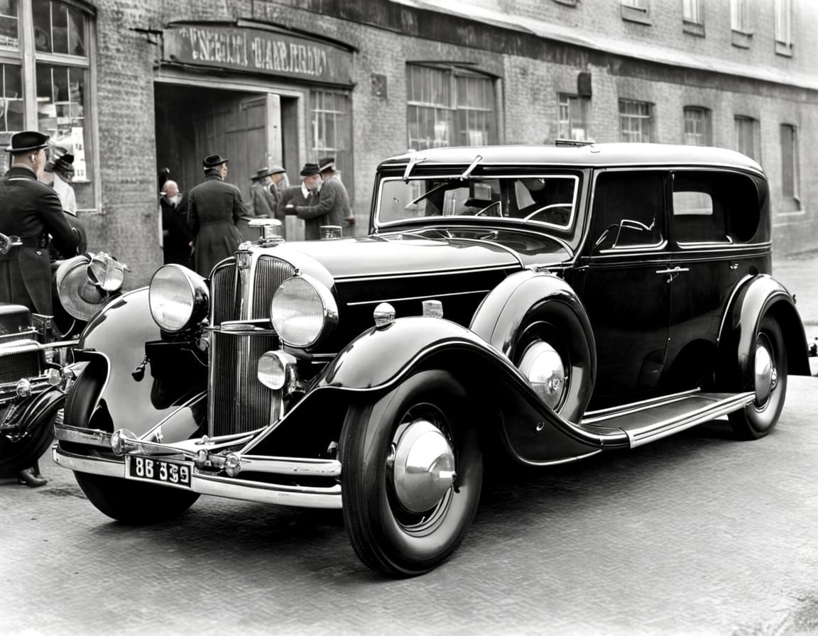 Pierce Arrow 1933 in Dieselpunk Style