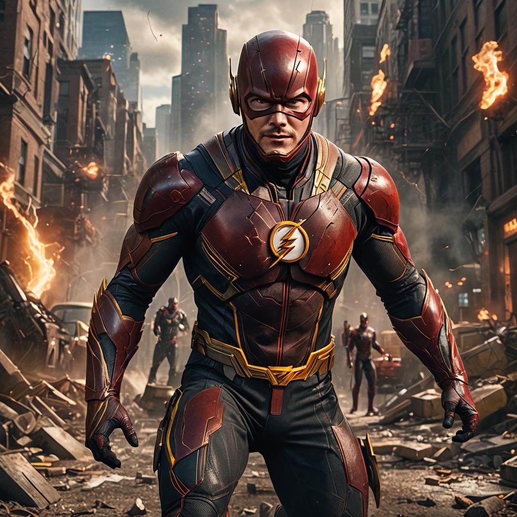 Chris Pratt as The Flash: Digital Art