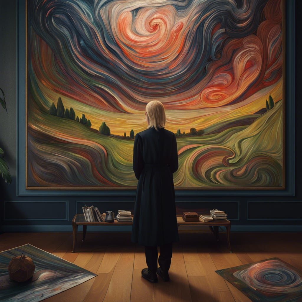 Hyperrealistic Oil Painting in Digital Matte Style