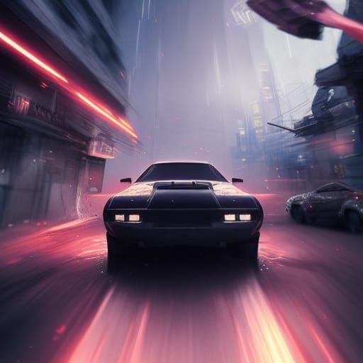 Tokyo Drift Dark Fantasy Concept Art in 8K