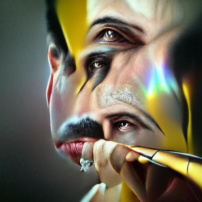 Portrait of a Man with Mustache