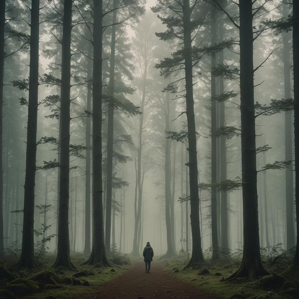 Misty Forest: Moody Atmospheric Photography