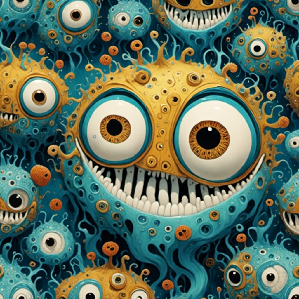 <lora:CreepyWaterCritters:1.0> Giant up close zoomed in ridiculous smiling face