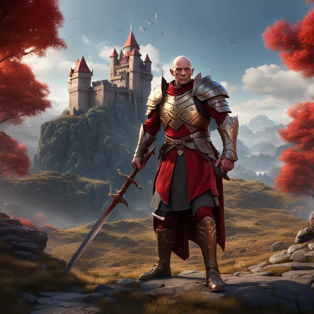 Goliath Warrior Ready for Battle: Fantasy Concept Art