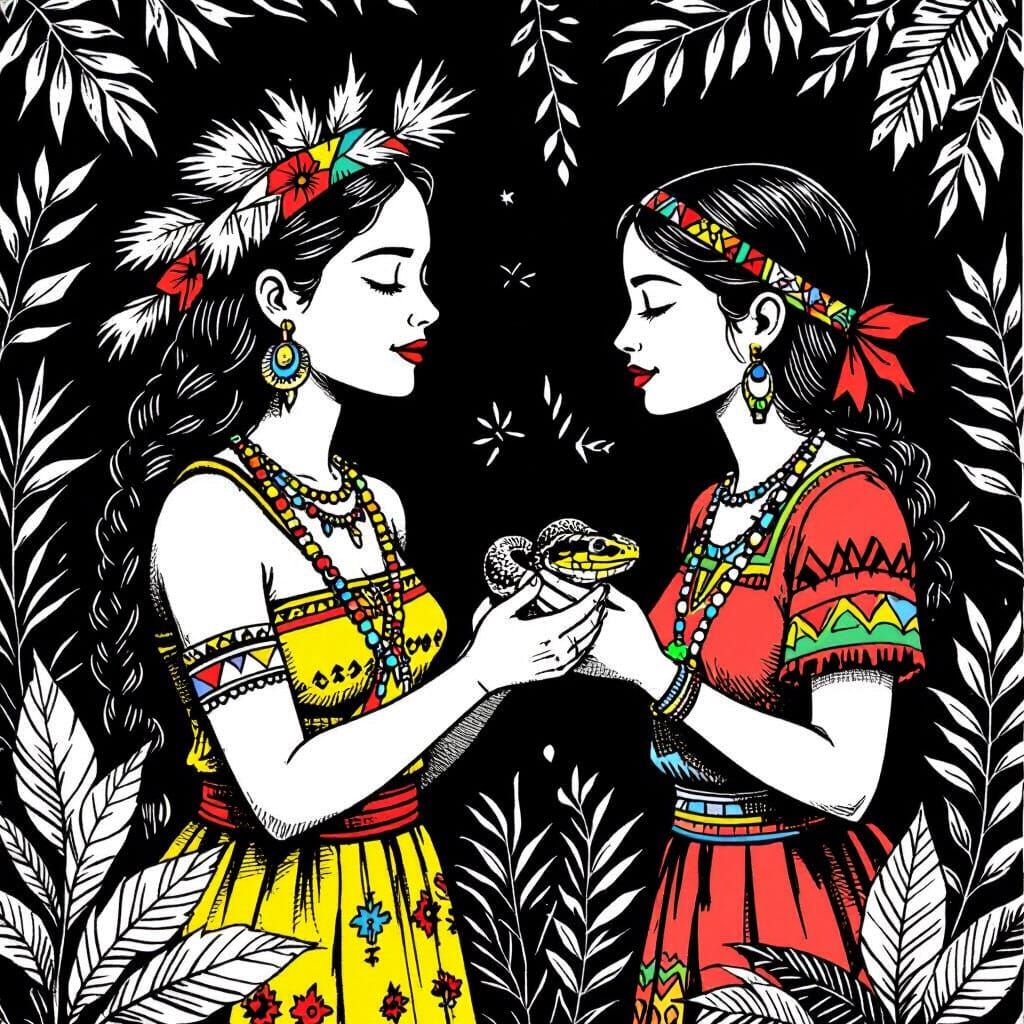 Antônia Receives Amélia: Brazilian Graphic Novel Art