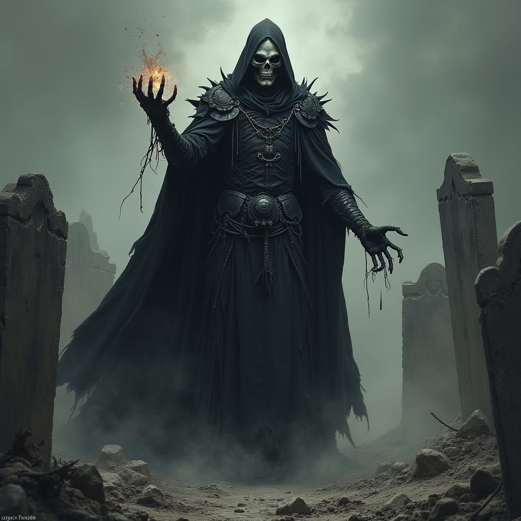 Gothic Necromancer Master of Dark Magic