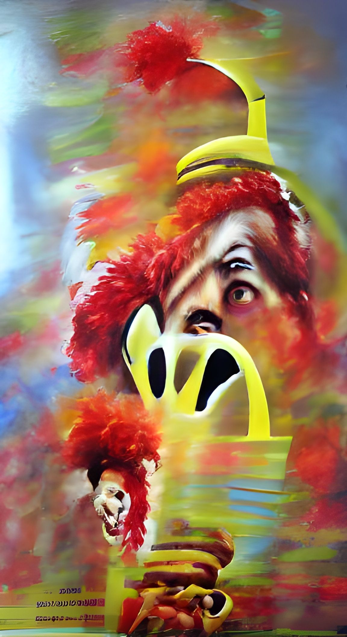 Ronald McDonald Horror Movie Poster