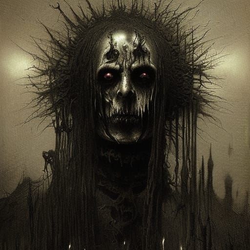 Black Metal Corpsepaint Horror Aesthetic