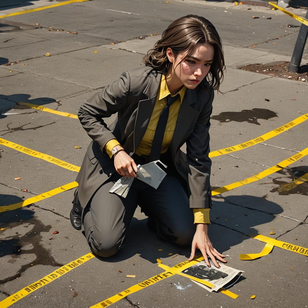 Detectives for the investigation - Missy found a clue !