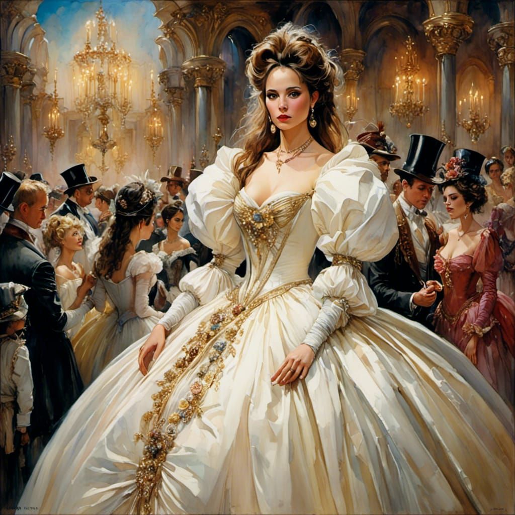 Sarah from Labyrinth at Masquerade Ball