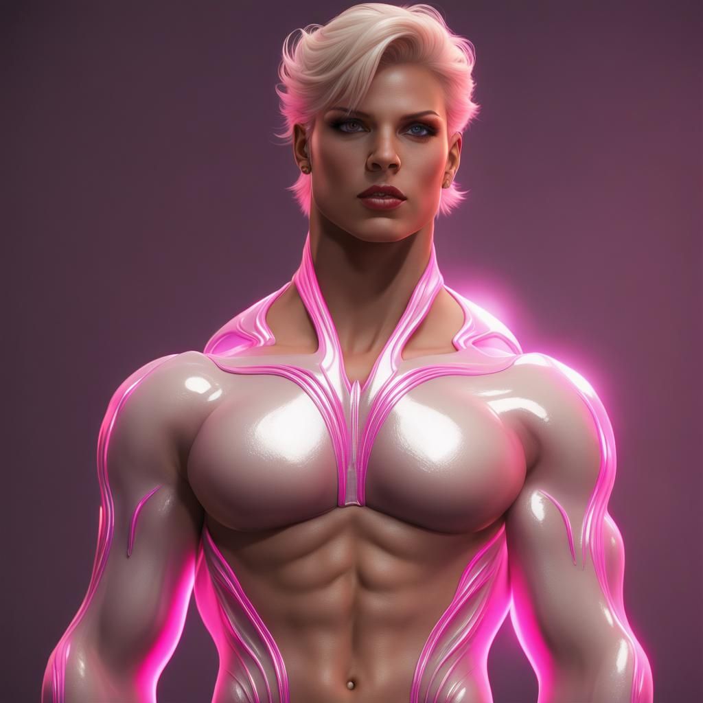 Saturnboy in Spandex: 8k Glossy Render