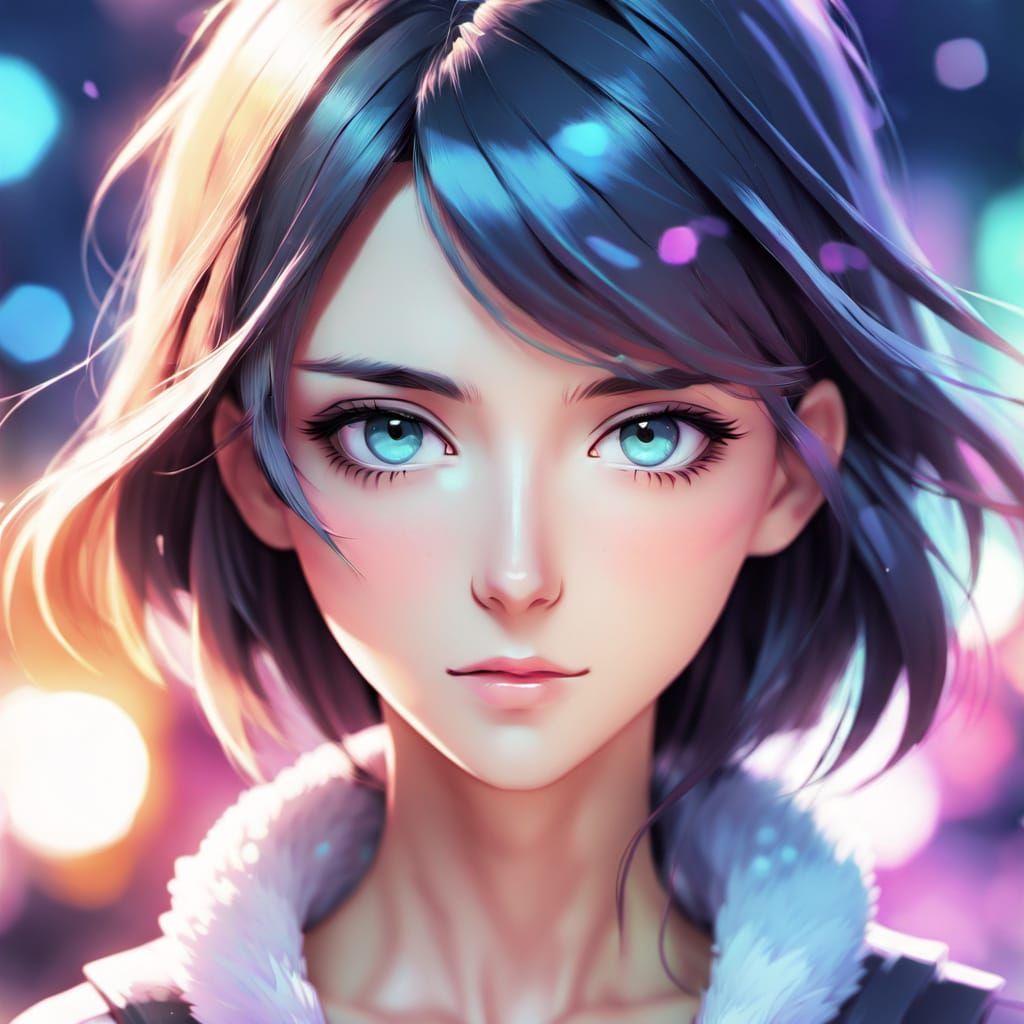 Anime Key Visual Portrait of Jane in Pastel Colors