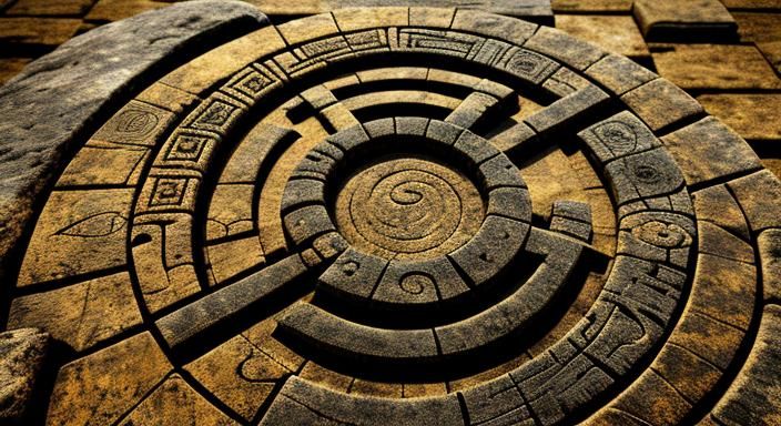 Ancient Stele with Eye of Horus in Photorealistic Style