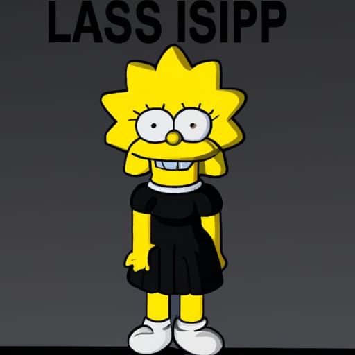 Lisa Simpson AI Image