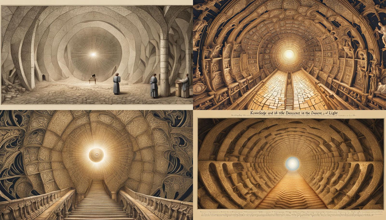 Descent of Light: Knowledge and Perception