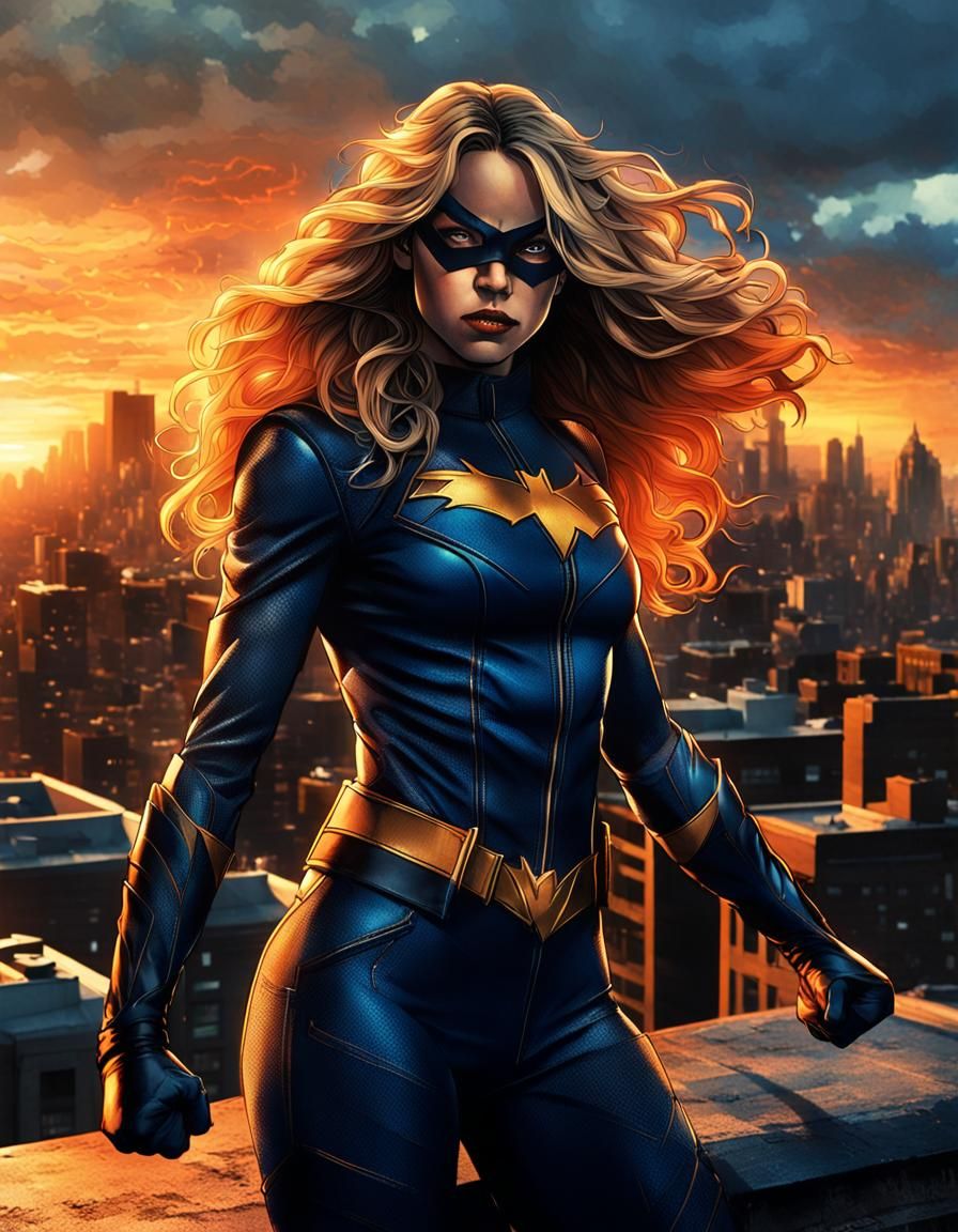 Sydney Sweeney as Cinematic Black Canary, Gotham City Roofto...