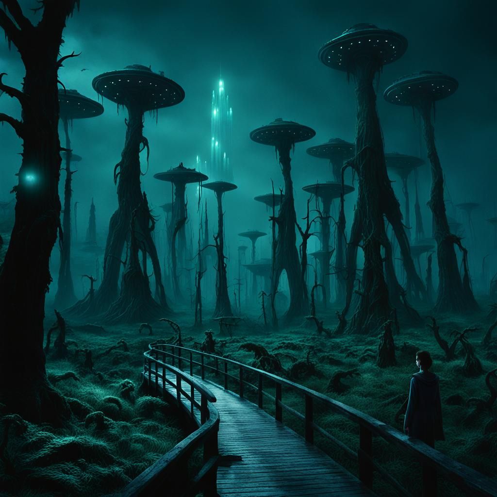 Anna Kendrick in Eerie Sci-Fi Swamp