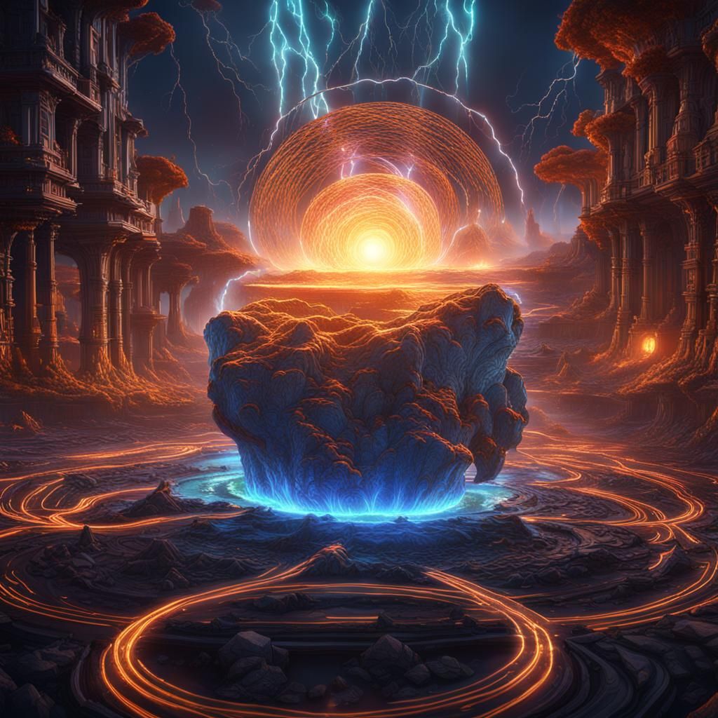 Vibrant Energy Flowing Through Earth's Magnetic Fields