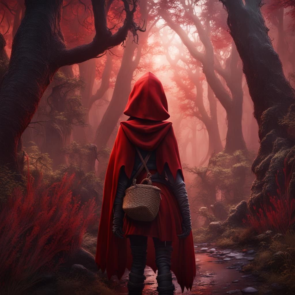 Evil African Little Red Riding Hood
