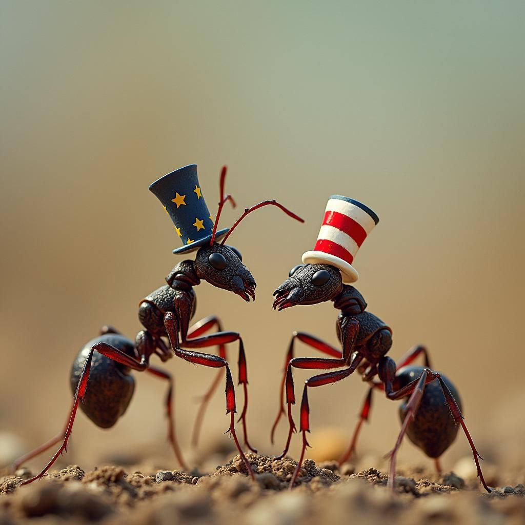 Patriotic Ants Celebrate 4th of July Picnic