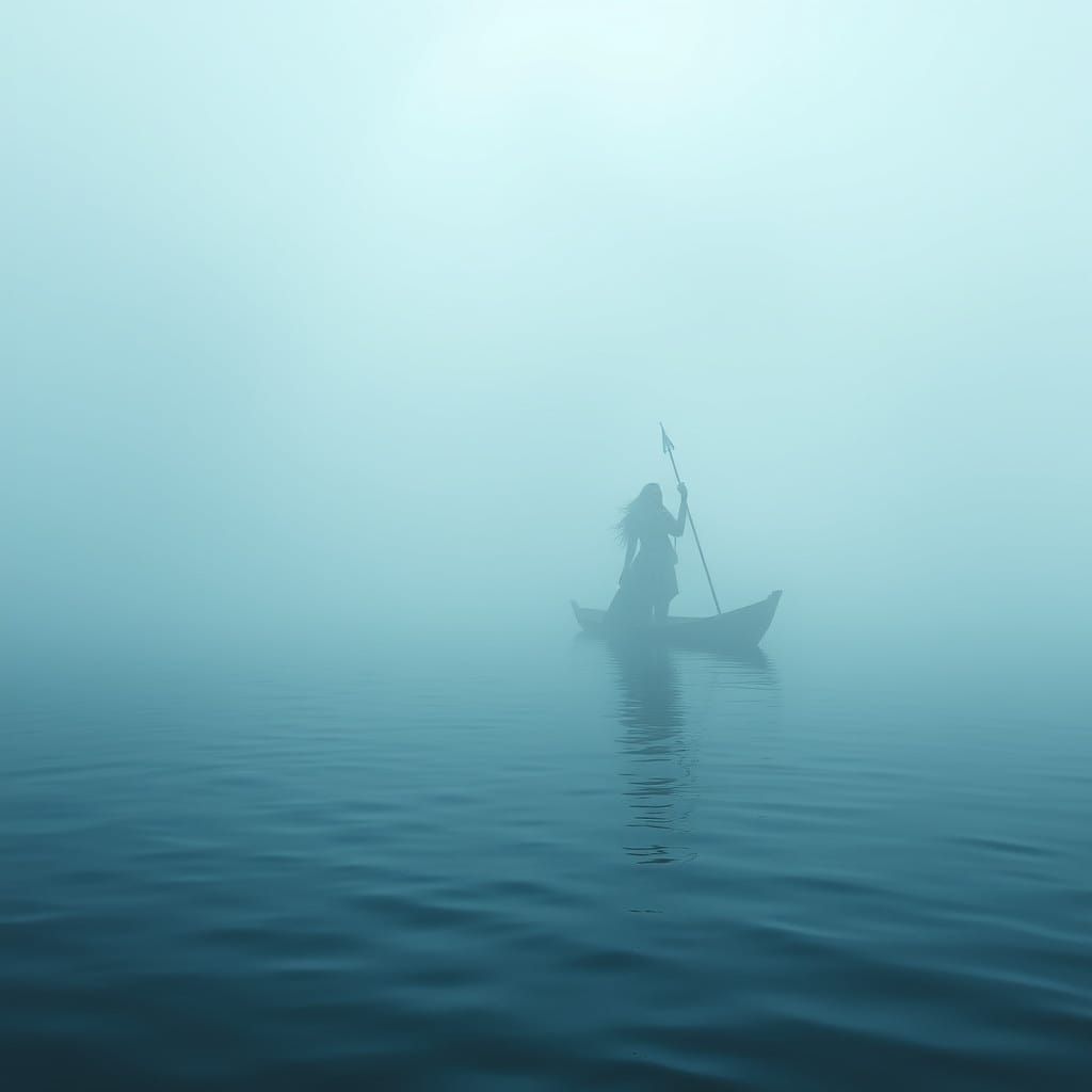 Sirens Singing on a Foggy Ocean Shore
