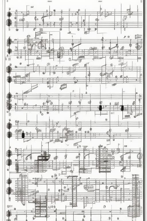 Experimental 3D Musical Score in Dieselpunk Style