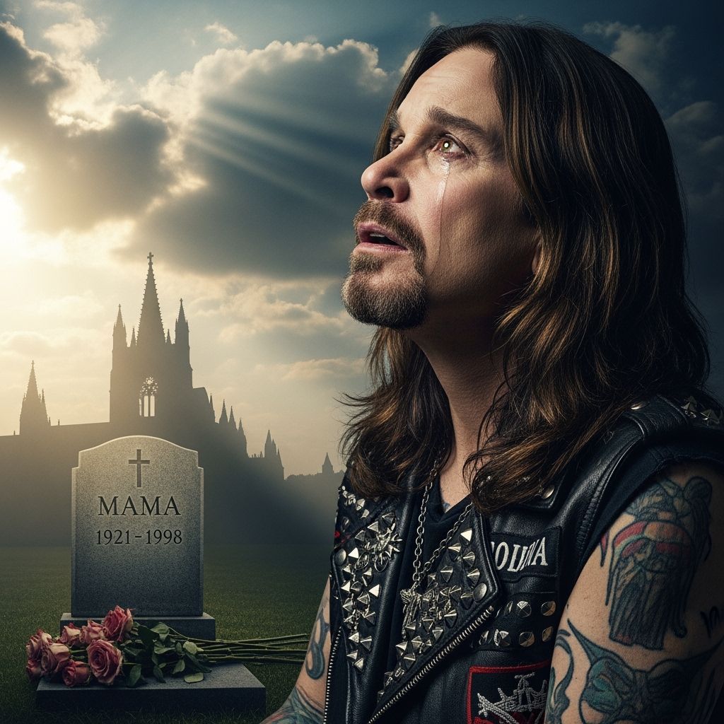 Ozzy Osbourne Memorial Scene