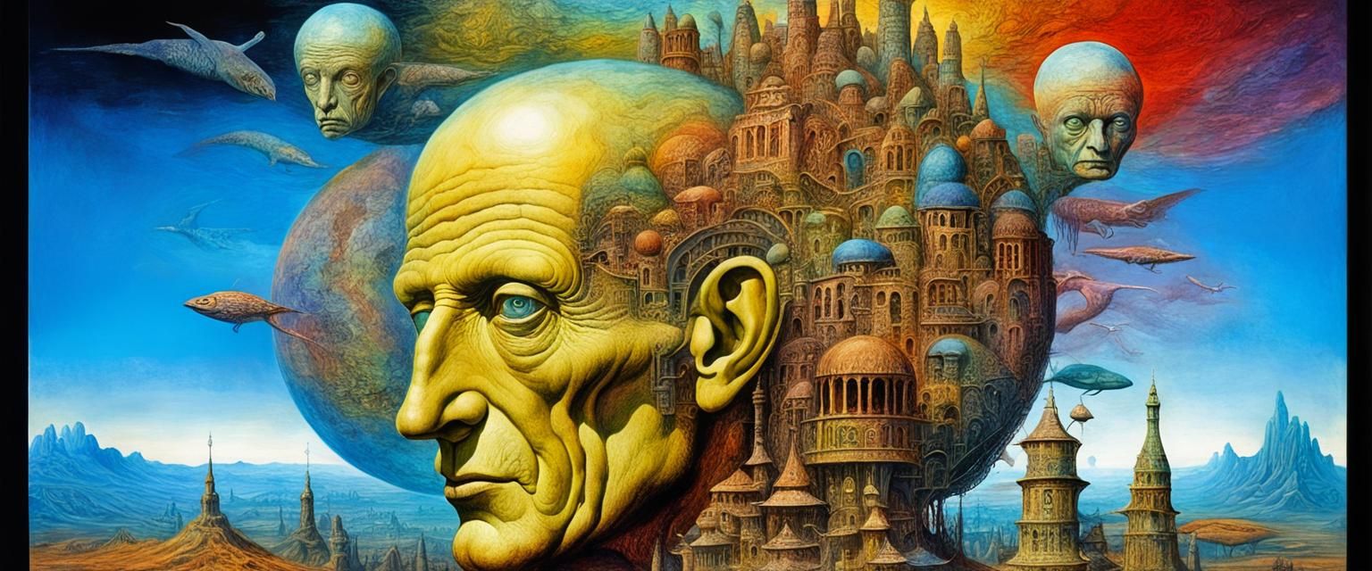 Surreal Bogomil Mindscape Inspired by Magic Realism