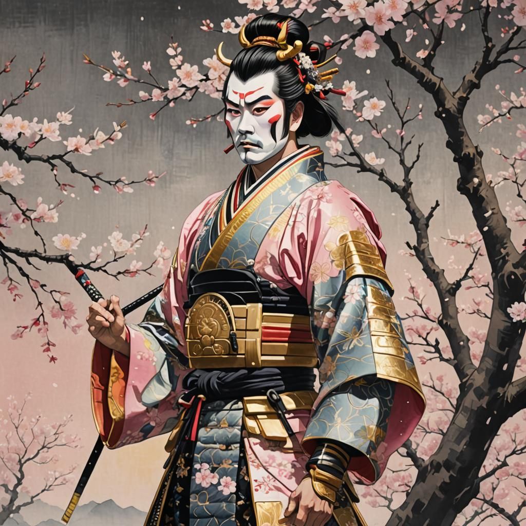 Kabuki: sad cherry blossom love song