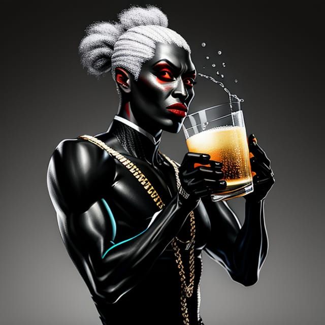 Abstract Depiction of Thirst and Longing