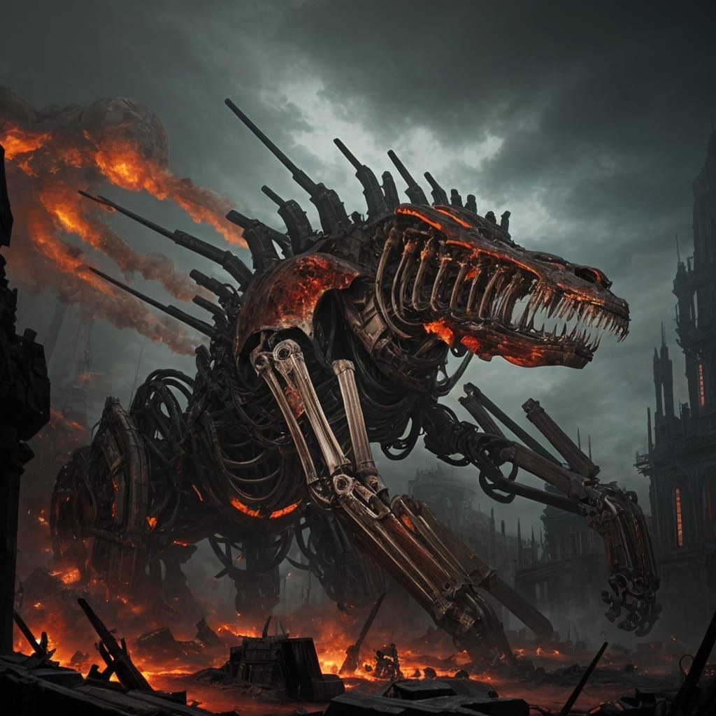 Mechanical Bone Hydra in a Warzone