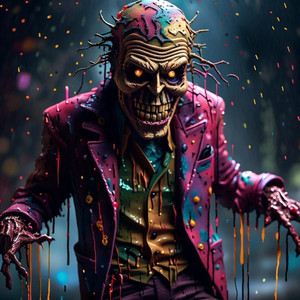 Eerie Freddy Krueger in a Sinister Digital Painting